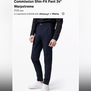 Navy Lululemon Pants. Barely worn, great condition!